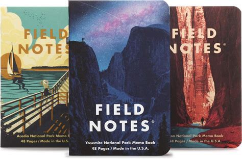 Field Notes National Parks Series